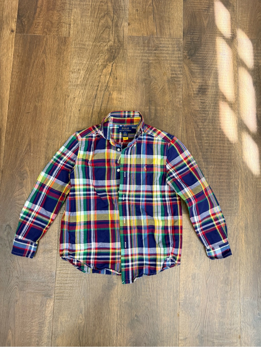 Polo Ralph Lauren Boys Plaid Cotton Button-Down Shirt Button-Down Shirt